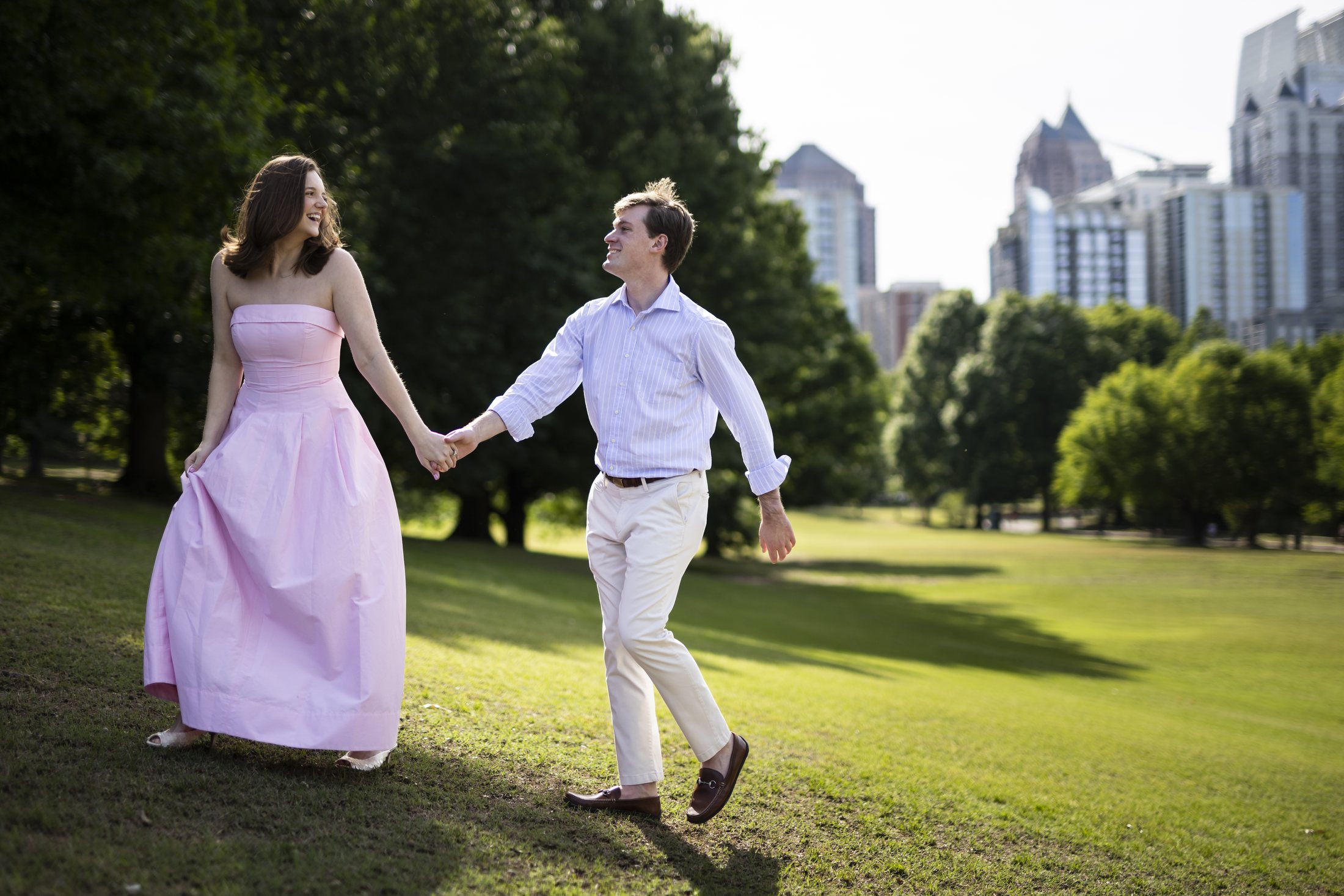 Katherine and Thomas in Piedmont Park
